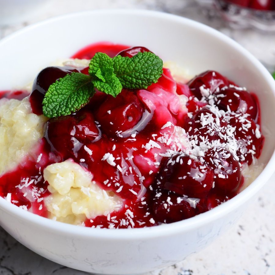 Pudding ryżowowo-kokosowy