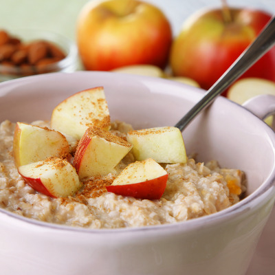 Owsianka z jabłkami
