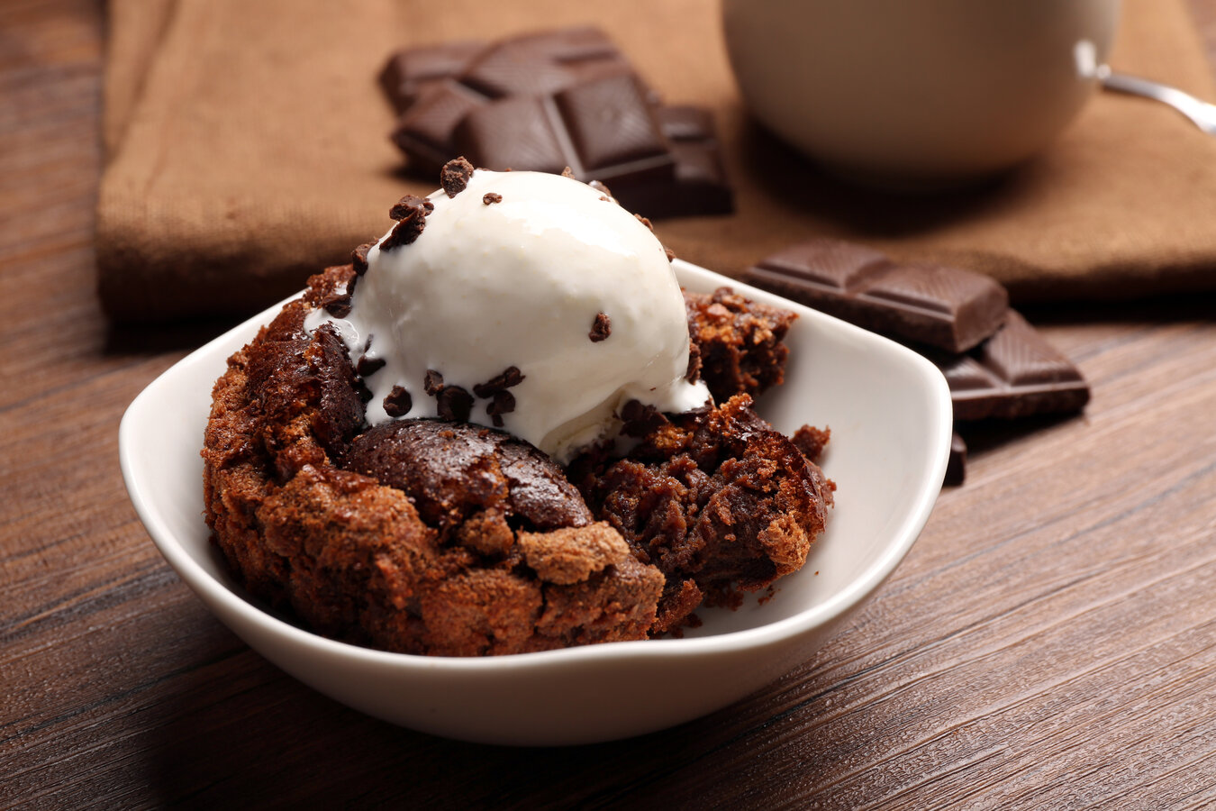 Pudding czekoladowo-kawowy 