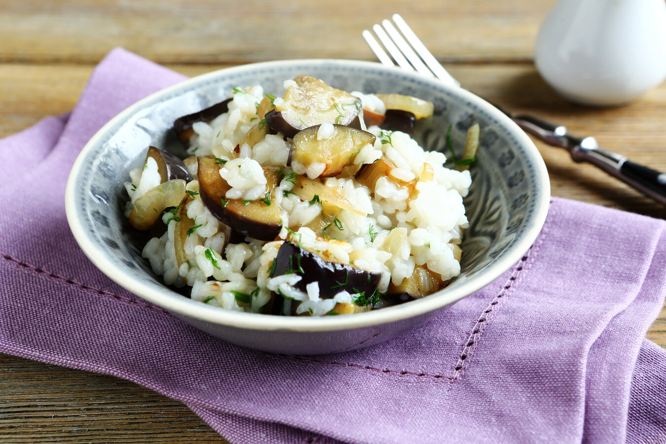 Ryż z bakłażanem po indyjsku