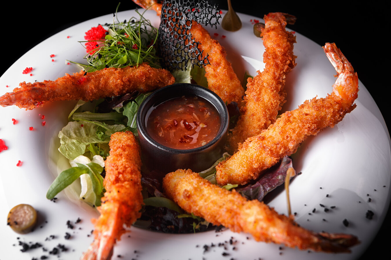 Krewetki w kokosowej panierce