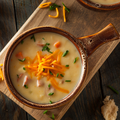 Zupa serowo-brokułowa